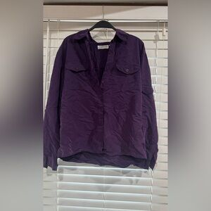 Apparenza Purple Jacket Lightweight Casual